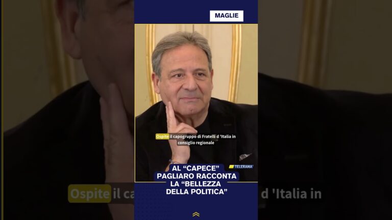 AL “CAPECE” PAGLIARO RACCONTA LA “BELLEZZA DELLA POLITICA”