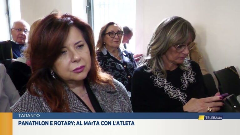 Taranto, Panathlon e Rotary: al Marta con l’Atleta