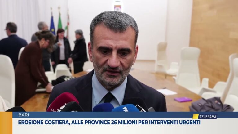 Erosione costiera, alle Province 26 milioni per interventi urgenti