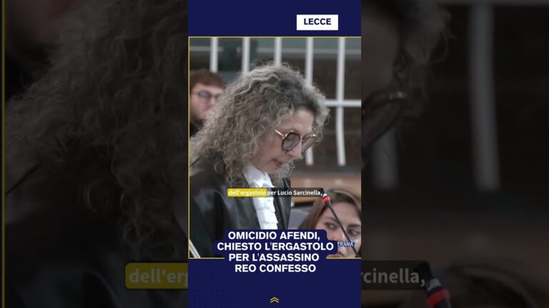 OMICIDIO AFENDI, CHIESTO L’ERGASTOLO PER L’ASSASSINO REO CONFESSO