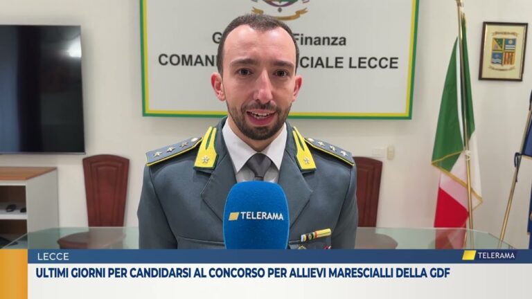 Ultimi giorni per candidarsi al concorso per allievi marescialli della GdF