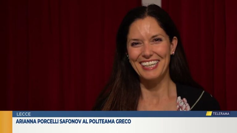 ARIANNA PORCELLI SAFONOV AL POLITEAMA GRECO