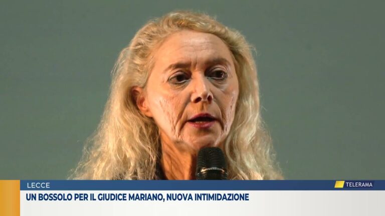 Un bossolo per il giudice mariano, nuova intimidazione