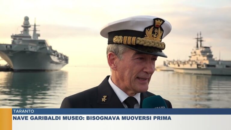 TARANTO. Nave Garibaldi museo: Bisognava muoversi prima