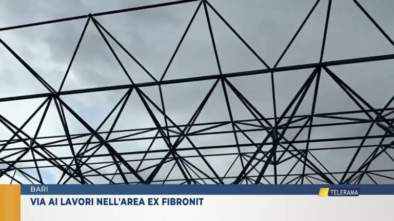 BARI, VIA AI LAVORI NELL’AREA EX FIBRONIT