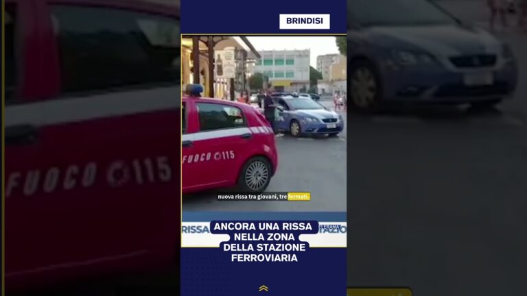ANCORA UNA RISSA NELLA ZONA DELLA STAZIONE FERROVIARIA