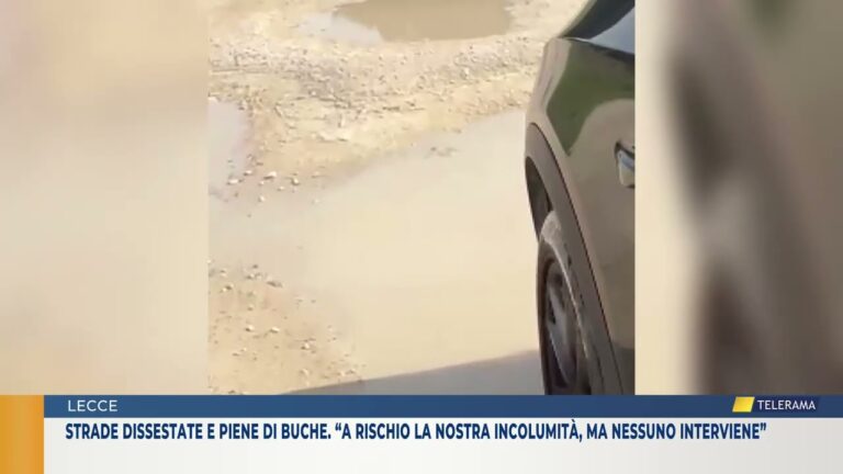Strade dissestate e piene di buche. “A rischio la nostra incolumità, ma nessuno interviene”