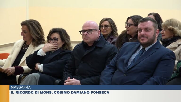 MASSAFRA.  Il ricordo di Mons. Cosimo Damiano Fonseca