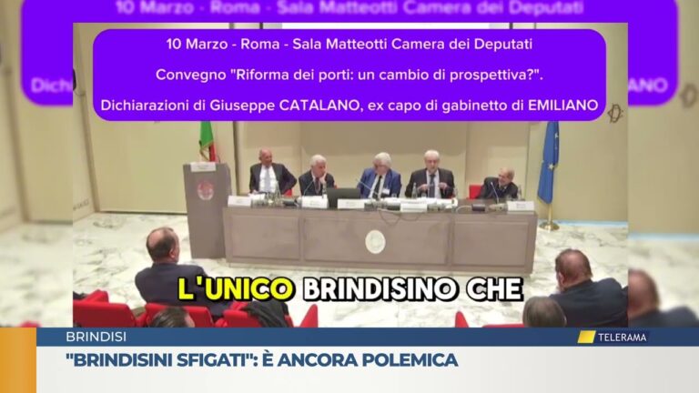 “Brindisini sfigati”: è ancora polemica
