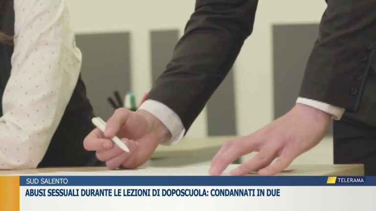 Abusi sessuali durante le lezioni di doposcuola: condannati in due
