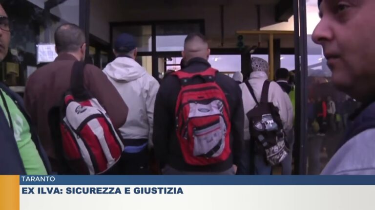 TARANTO.  Ex Ilva: Sicurezza e giustizia