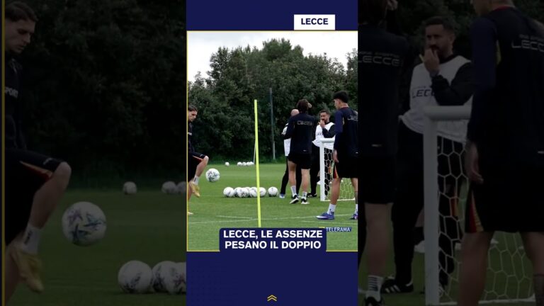LECCE, LE ASSENZE PESANO IL DOPPIO