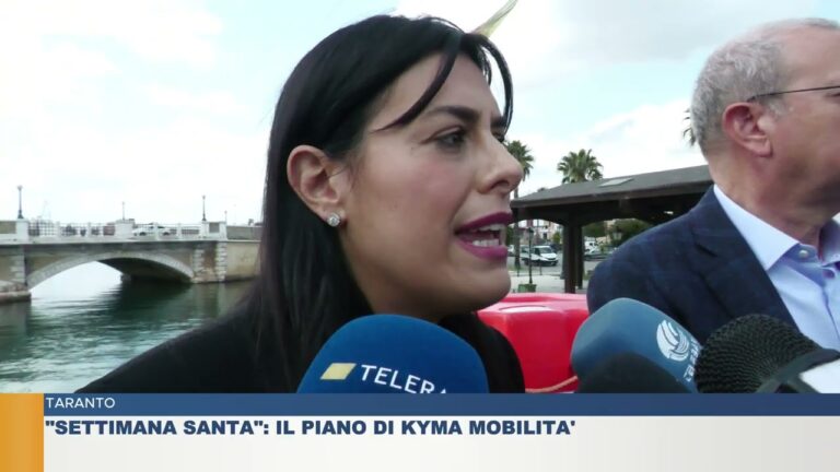 TARANTO.  “Settimana Santa”: Il piano di Kyma Mobilita’