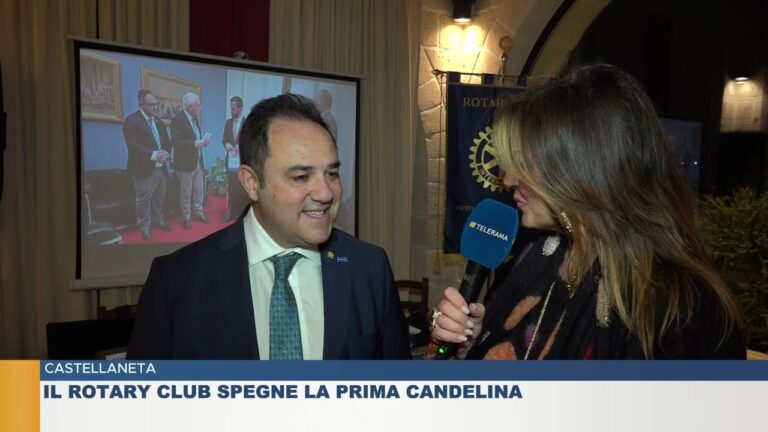 CASTELLANETA.  Il Rotary Club spegne la prima candelina