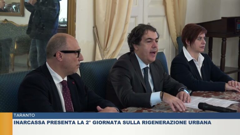 TARANTO.  INARCASSA presenta la 2° giornata sulla Rigenerazione Urbana