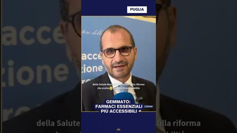 GEMMATO: FARMACI ESSENZIALI PIÙ ACCESSIBILI
