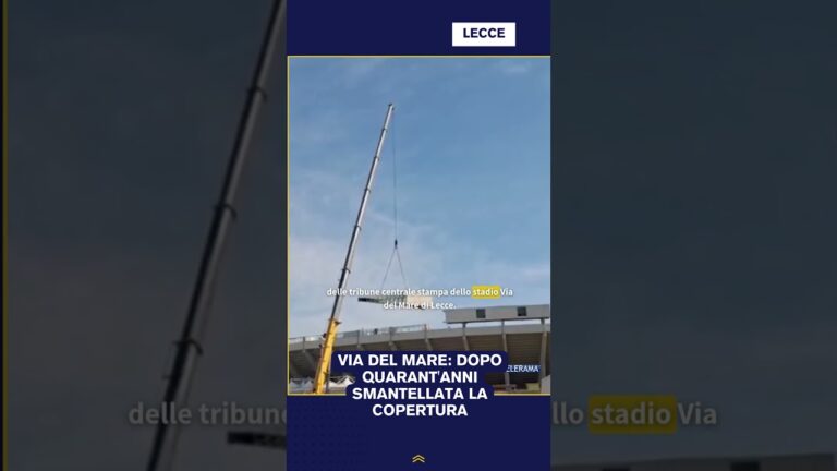 VIA DEL MARE: DOPO QUARANT’ANNI SMANTELLATA LA COPERTURA