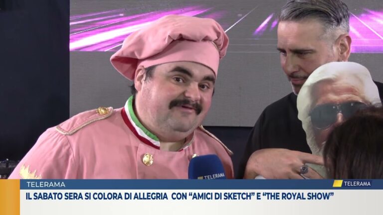 Il sabato sera si colora di allegria  con “Amici di Sketch” e “The Royal Show”