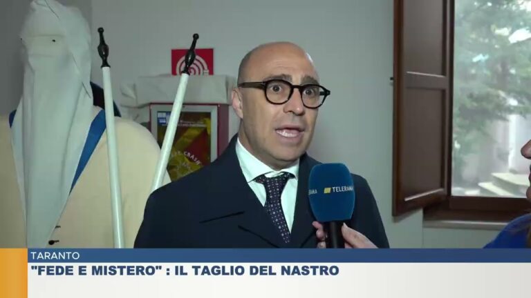 TARANTO.  “Fede e Mistero” : Il taglio del nastro
