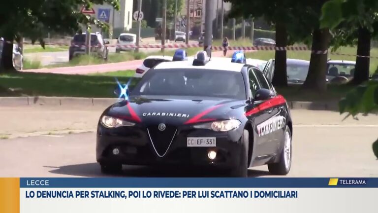 Lo denuncia per stalking, poi lo rivede: per lui scattano i domiciliari