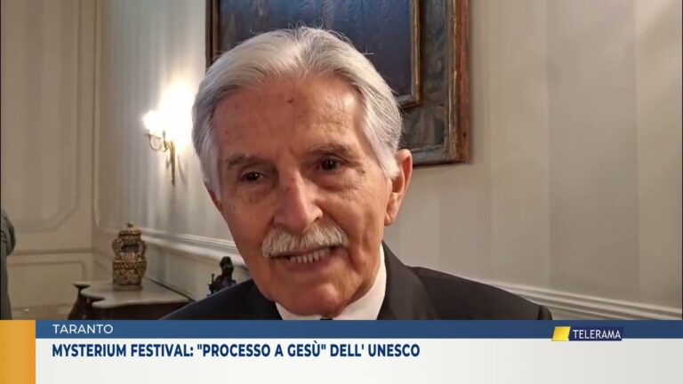 Taranto, Mysterium Festival: “Processo a Gesù” dell’Unesco