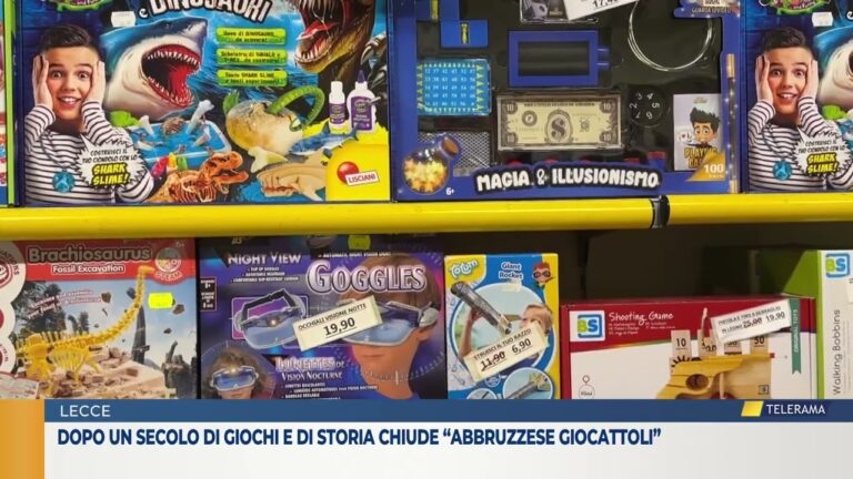Dopo un secolo di giochi e di storia chiude “Abbruzzese giocattoli”