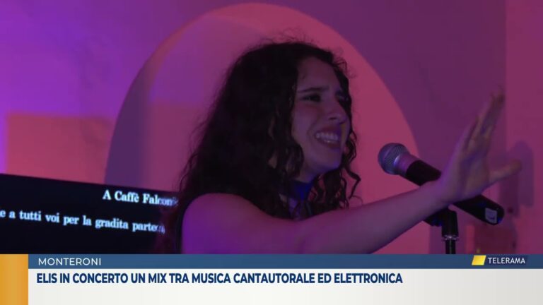 Elis in concerto un mix tra musica cantautorale ed elettronica