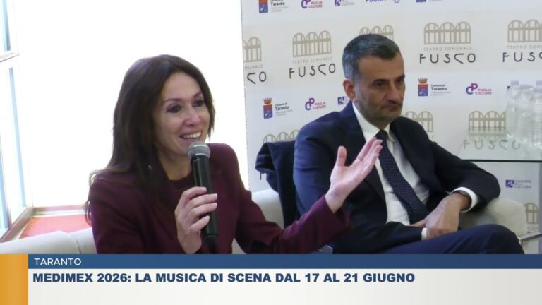 TARANTO.  MEDIMEX 2026: La musica di scena dal 17 al 21 Giugno