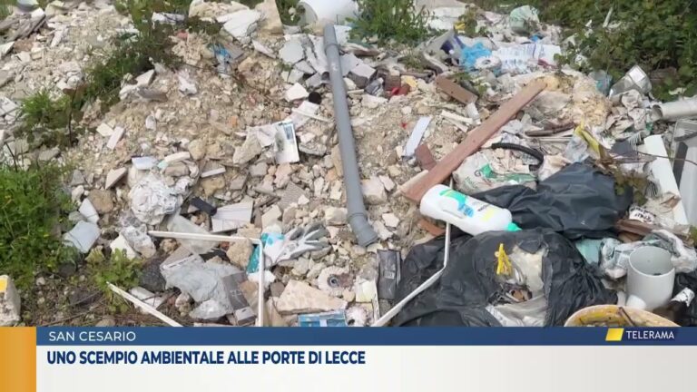 Uno scempio ambientale alle porte di Lecce