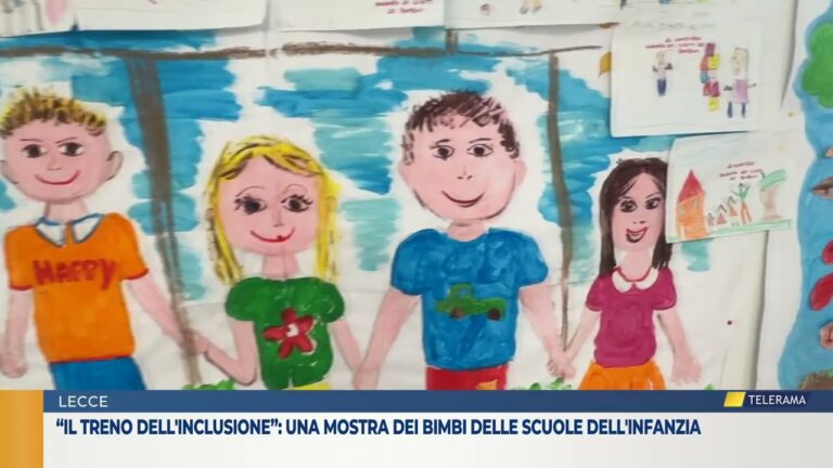 “Il treno dell’inclusione”: una mostra dei bimbi delle scuole dell’infanzia
