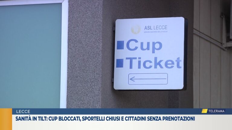 Sanità in tilt: CUP bloccati, sportelli chiusi e cittadini senza prenotazioni