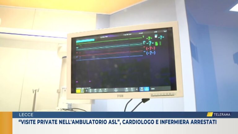 “Visite private nell’ambulatorio ASL”, cardiologo e infermiera arrestati