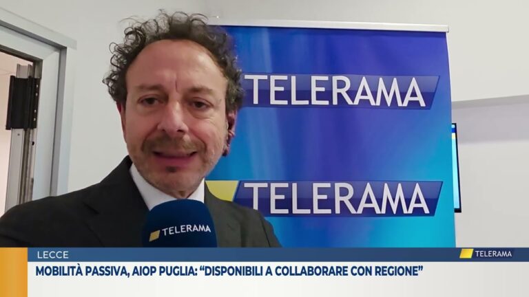 Mobilità passiva, Aiop Puglia: “disponibili a collaborare con Regione”