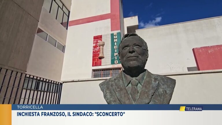 TORRICELLA. Inchiesta Franzoso, il Sindaco: “sconcerto”