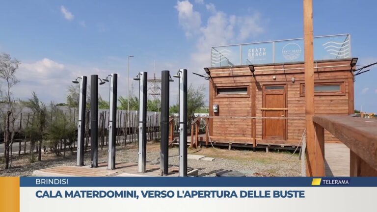 Cala Materdomini verso l’apertura delle buste