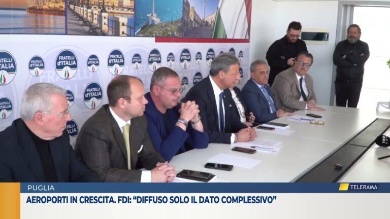 AEROPORTI IN CRESCITA. FDI: “DIFFUSO SOLO IL DATO COMPLESSIVO”