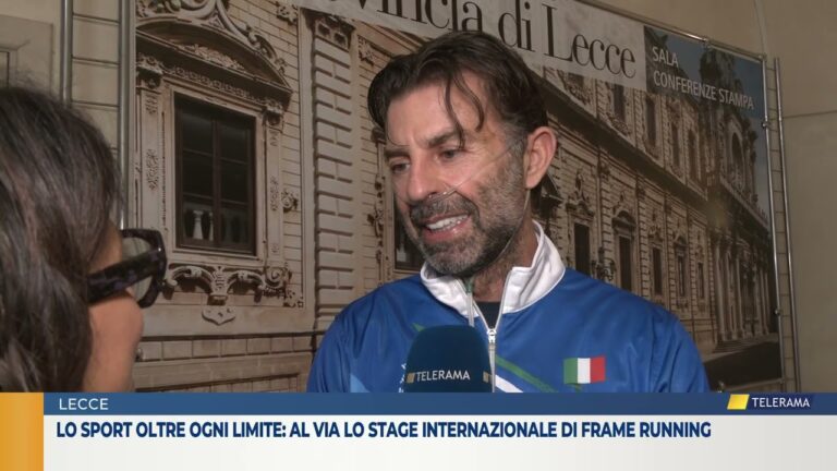 Lo sport oltre ogni limite: al via lo stage internazionale di Frame Running