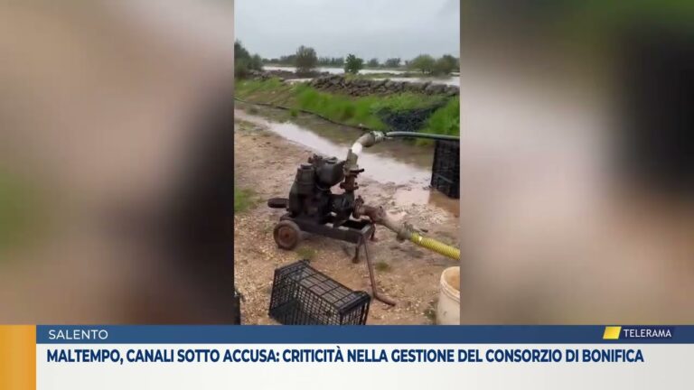 Maltempo, canali sotto accusa: criticità nella gestione del Consorzio di bonifica