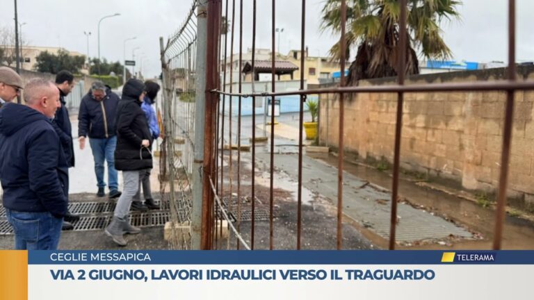 Via 2 Giugno lavori idraulici verso il traguardo