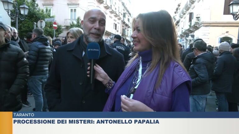 TARANTO.  Processione dei Misteri: Antonello Papalia