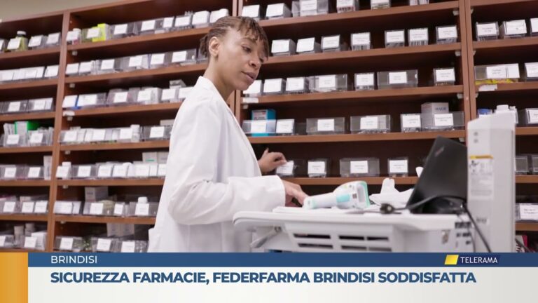 Sicurezza farmacie federfarma brindisi soddisfatta