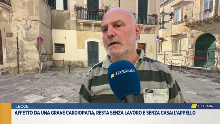 Affetto da una grave cardiopatia, resta senza lavoro e senza casa: l’appello