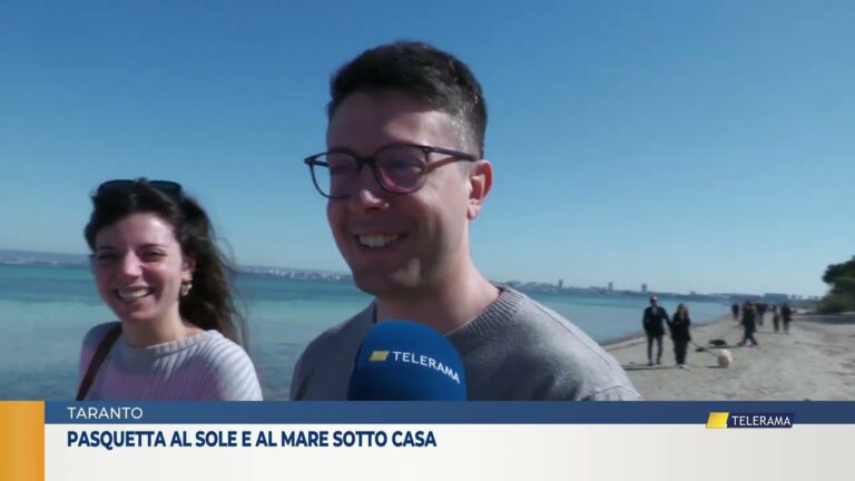 Taranto, pasquetta al sole e al mare sotto casa