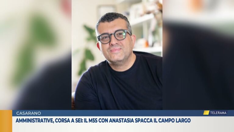 Amministrative, corsa a sei: il M5S con Anastasia spacca il campo largo