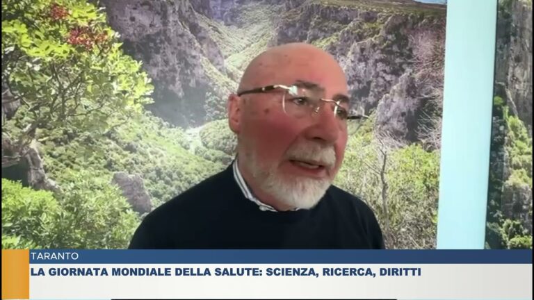 TARANTO.  La giornata mondiale della salute: Scienza, ricerca, diritti