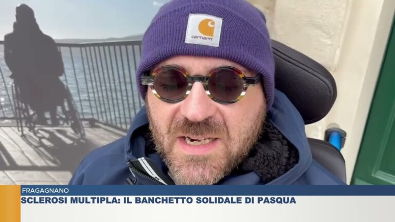 FRAGAGNANO.  Sclerosi multipla: Il banchetto solidale di Pasqua