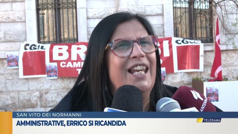 Amministrative, Errico si ricandida