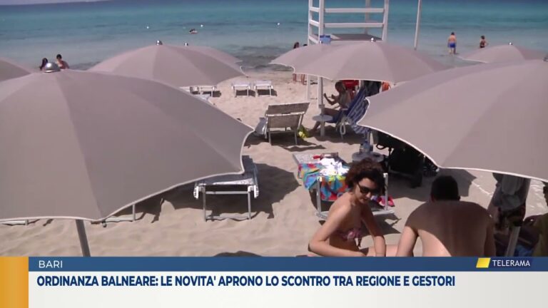 ORDINANZA BALNEARE: LE NOVITA’ APRONO LO SCONTRO TRA REGIONE E GESTORI