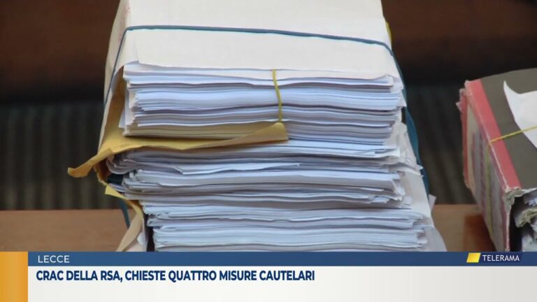 Crac della RSA, chieste quattro misure cautelari