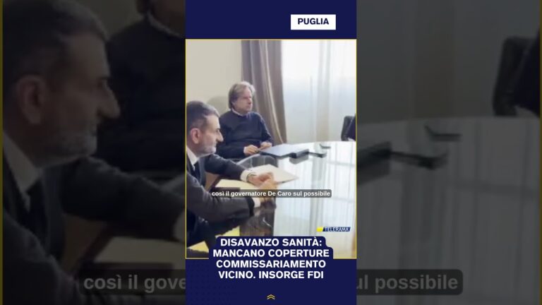 DISAVANZO SANITÀ: MANCANO COPERTURE COMMISSARIAMENTO VICINO. INSORGE FDI